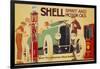 Poster Advertising Shell Spirit and Motor Oils-René Vincent-Framed Giclee Print