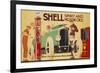 Poster Advertising Shell Spirit and Motor Oils-René Vincent-Framed Giclee Print