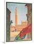 Poster Advertising Siena, 1925-null-Framed Giclee Print