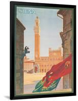 Poster Advertising Siena, 1925-null-Framed Giclee Print