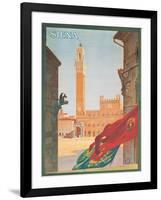 Poster Advertising Siena, 1925-null-Framed Giclee Print