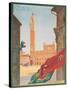 Poster Advertising Siena, 1925-null-Stretched Canvas
