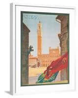 Poster Advertising Siena, 1925-null-Framed Giclee Print