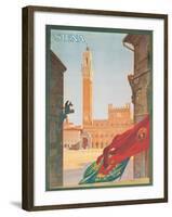 Poster Advertising Siena, 1925-null-Framed Giclee Print