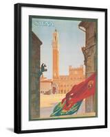 Poster Advertising Siena, 1925-null-Framed Giclee Print