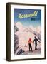 Poster Advertising Skiing in Rosswald, C.1955-null-Framed Giclee Print