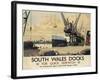 Poster Advertising South Wales Docks, 1947-Joseph Werner-Framed Giclee Print