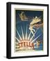 Poster Advertising 'Stella' Petrol, 1897 (Colour Litho)-French School-Framed Giclee Print