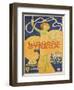 Poster Advertising 'strega' Liquer, 1906 (Colour Litho)-Alberto Chappuis-Framed Premium Giclee Print