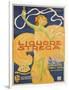 Poster Advertising 'strega' Liquer, 1906 (Colour Litho)-Alberto Chappuis-Framed Giclee Print