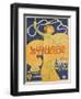 Poster Advertising 'strega' Liquer, 1906 (Colour Litho)-Alberto Chappuis-Framed Giclee Print