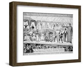 Poster Advertising, The Barnum and Bailey Greatest Show on Earth-null-Framed Giclee Print