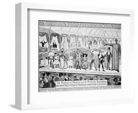 Poster Advertising, The Barnum and Bailey Greatest Show on Earth-null-Framed Giclee Print