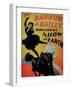 Poster Advertising "The Barnum and Bailey Greatest Show on Earth"-null-Framed Giclee Print