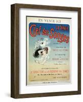 Poster Advertising the Book "La Vraie Clef Des Songes" by Lacinius, 1892-Jules Chéret-Framed Giclee Print