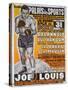 Poster Advertising the Boxing Match Between the Belgian Champion, Delannoit and the Dutch…-Belgian School-Stretched Canvas