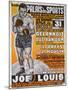 Poster Advertising the Boxing Match Between the Belgian Champion, Delannoit and the Dutch…-Belgian School-Mounted Giclee Print