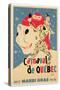 Poster Advertising the Carnival De Quebec, C.1959-null-Stretched Canvas