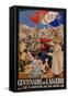 Poster Advertising the Centenary of Algeria, 1930-Leon Cauvy-Framed Stretched Canvas