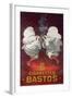 Poster Advertising the Cigarette Brand, Bastos-Leonetto Cappiello-Framed Giclee Print