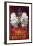 Poster Advertising the Cigarette Brand, Bastos-Leonetto Cappiello-Framed Giclee Print