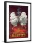 Poster Advertising the Cigarette Brand, Bastos-Leonetto Cappiello-Framed Giclee Print