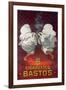 Poster Advertising the Cigarette Brand, Bastos-Leonetto Cappiello-Framed Giclee Print