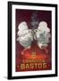 Poster Advertising the Cigarette Brand, Bastos-Leonetto Cappiello-Framed Giclee Print