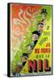 Poster Advertising the Cigarette Brand, Le Nil-Albert Guillaume-Framed Stretched Canvas