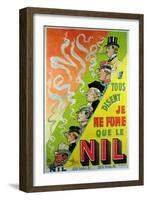 Poster Advertising the Cigarette Brand, Le Nil-Albert Guillaume-Framed Giclee Print