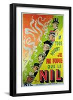 Poster Advertising the Cigarette Brand, Le Nil-Albert Guillaume-Framed Giclee Print