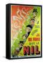 Poster Advertising the Cigarette Brand, Le Nil-Albert Guillaume-Framed Stretched Canvas