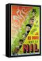 Poster Advertising the Cigarette Brand, Le Nil-Albert Guillaume-Framed Stretched Canvas