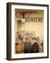 Poster Advertising the "Cinematographe Lumiere," 1896-H. Brispot-Framed Giclee Print