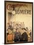 Poster Advertising the "Cinematographe Lumiere," 1896-H. Brispot-Framed Giclee Print