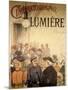 Poster Advertising the "Cinematographe Lumiere," 1896-H. Brispot-Mounted Giclee Print