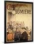 Poster Advertising the "Cinematographe Lumiere," 1896-H. Brispot-Framed Giclee Print
