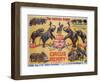 Poster Advertising the 'Circus Henry', 1908-German School-Framed Giclee Print