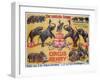 Poster Advertising the 'Circus Henry', 1908-German School-Framed Premium Giclee Print