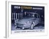 Poster Advertising the Citroën Monte Carlo Rally Winner, 1959-null-Framed Giclee Print