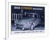 Poster Advertising the Citroën Monte Carlo Rally Winner, 1959-null-Framed Giclee Print