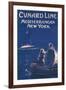 Poster Advertising the 'Cunard Line'-null-Framed Giclee Print