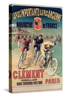 Poster Advertising the Cycles 'Clement', 1891-Lucien Baylac-Stretched Canvas