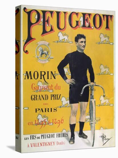 Poster Advertising the Cycles 'Peugeot', 1896-Albert Guillaume-Stretched Canvas