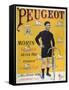 Poster Advertising the Cycles 'Peugeot', 1896-Albert Guillaume-Framed Stretched Canvas