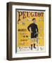 Poster Advertising the Cycles 'Peugeot', 1896-Albert Guillaume-Framed Giclee Print