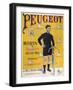 Poster Advertising the Cycles 'Peugeot', 1896-Albert Guillaume-Framed Giclee Print