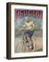 Poster Advertising the Cycles 'Peugeot'-null-Framed Giclee Print