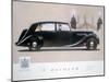 Poster Advertising the Daimler Straight 8 Limousine, 1947-null-Mounted Giclee Print