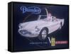 Poster Advertising the Daimler V8 SP 250, 1959-null-Framed Stretched Canvas